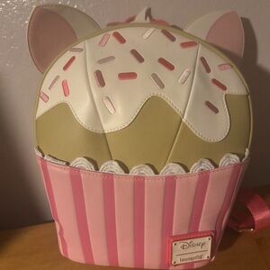 Loungefly Aristocats Pink, Cream and White Cupcake Mini Backpack